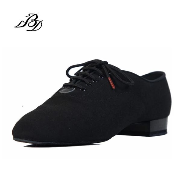 Baskets chaussures hommes BD danse carrée danse sociale salle de bal Latin 309 noir 317 chaussure moderne Oxford talon 25 MM toile 2 23 3