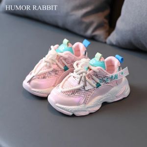 Sneakers Maat 2130 Mode Baby Casual Schoenen voor Kinderen Ademende Sportschoenen voor Jongens Meisjes Antislip Kinderen Hardloopsneakers 16 Jaar