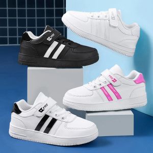Sneakers maat 28 ~ 39 blanke kinder sneakers voor jongensmeisjes Casual peuter tieners schoenen schoenen kinderen sporten hardlopen ademende lederen infantil