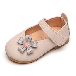 Sneakers Skoeex 2022 Kinderen Baby Schoenen Mode Bloemen Meisjes Prinses Soft Sole PU Lederen Little Peuter Kids Flat Shoe