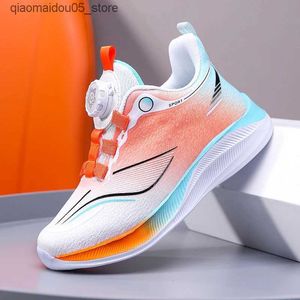 Sneakers Sports and Running Shoes Childrens Basketball Tennis Sports Geschikt voor Big Girls Boys Anti-Skid Sole Apartments 7-15y Q240413