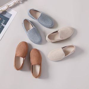 Sneakers Spring Kinderkinderen glijden aan casual babymeisjes Fashion Loafers Peuter Almond Flats Boys Moccasin Soft Shoes 230313