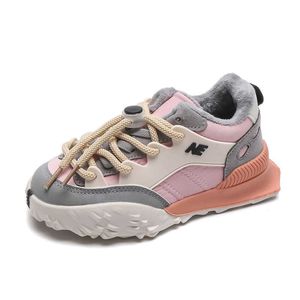 Zapatillas de deporte Primavera Verano Nuevos Niños Zapatos deportivos Niños Niñas Malla transpirable Color a juego Zapatillas torpes Bebé Moda Zapatos para caminar suaves T220930