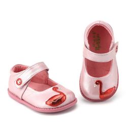 Baskets TipsieToes marque qualité en cuir véritable couture enfants enfants chaussures pour garçons et filles 2023 printemps automne nouveauté SwanHKD230701