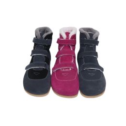 Sneakers TipsieToes Top Merk Barefoot Echt Leer Baby Peuter Meisje Jongen Kinderen Schoenen Voor Mode Winter ZigZig Zool Laarzen