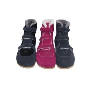 Baskets TipsieToes Top marque pieds nus en cuir véritable bébé enfant en bas âge fille garçon enfants chaussures pour la mode hiver bottes à semelle ZigZig