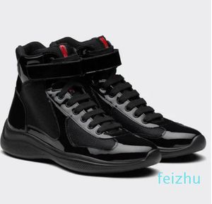 Sneakers Vintage Casual Shoes Classic Patent Comfort Shoes Sole Nylon en lederen top plafond designer luxe casual A1 sneakers.