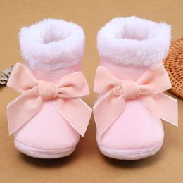 Sneakers Winter born Boys Soft Sole First Walker Autumn Baby Shoes Girl 1 Year Toddler Fur Warm Snow Boots 018 Months Socks 221119