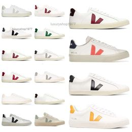 Baskets chaussures pour femmes concepteurs décontractés en cuir sneaker hommes femmes brésililes verts à faible carbone V Vingle Coton Flats plate-forme baskets femmes Locs pour hommes décontractés