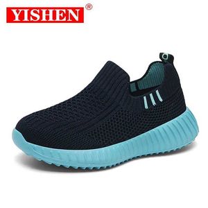 Zapatillas de deporte yishen zapatos para niños calcetines y zapatos deportivos zapatos de escuela y niñas