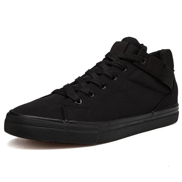 Sneakers Young Height Cool 3cm noir croissant Canvas Footwear mâles Tissu respirant Homme Chaussures décontractées 240125 961