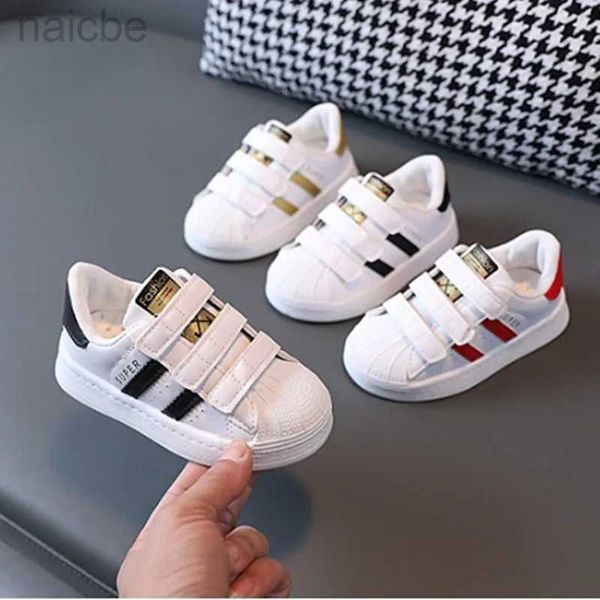 Baskets Zapatillas chaussures de sport pour enfants petites chaussures blanches chaussures de marche pour bébé chaussures décontractées souples chaussures de skateboard 24322