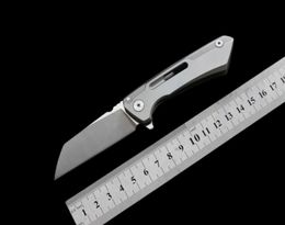 Snecx Buster Cuchillo plegable D2 Manija de acero inoxidable de acero inoxidable Camping Utility Fruit Knife EDC Tool2205565