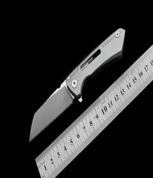 Snecx Buster Cuchillo plegable D2 Manija de acero inoxidable al aire libre Camping Utility Fruit Knife EDC Tool8174271