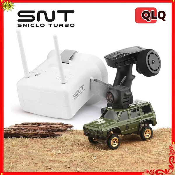 Sniclo 1 64 caméra Fpv à immersion sans fil véhicule télécommandé Rc 4wd voiture d'escalade jouet garçon véhicule tout-terrain jouet de bureau 240127