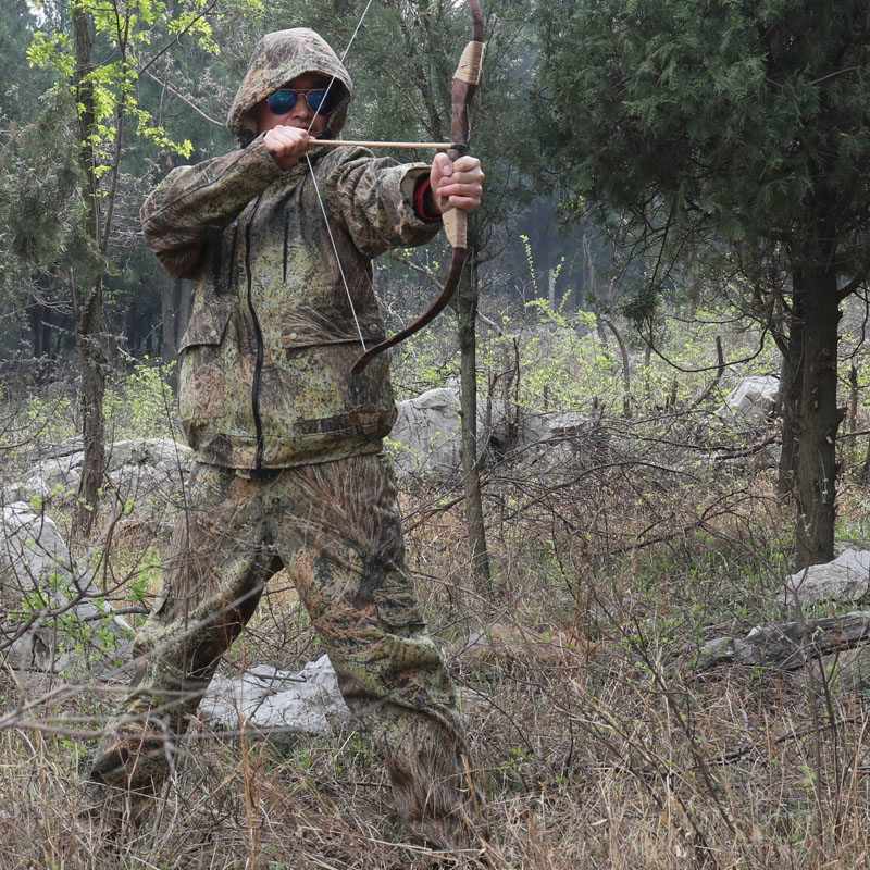 スナイパーCSリーフドライメドウバイオニックカモフラージスーツ屋外トレーニング狩猟服の男性カモジャケットパンツセットギリースーツ
