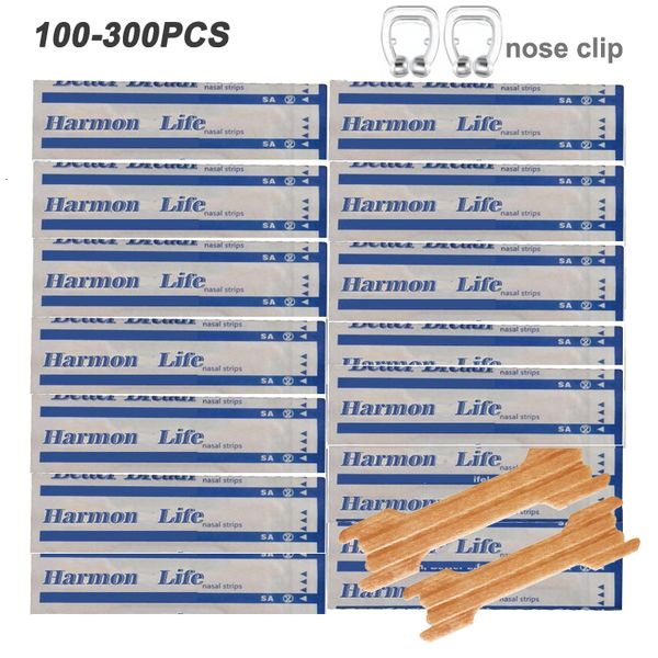 Cessação do ronco 100-300PCS Respiração Tiras Nasais Ajuda Direita Parar o Ronco Nariz Patch Bom Sono Produto Padrão Aleatório Respiração Mais Fácil 230603