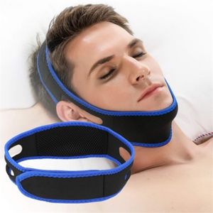 Arrêt du ronflement, Anti-ronflement, sangle de menton, ceinture Anti-ronflement du nez, Solution de respiration pour dormir