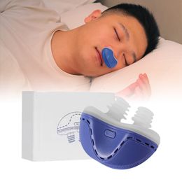 Snuring Stoping Smart elektrisch anti-snoringapparaat Betere ademhaling Vermijd het apneu-syndroom Twin Turbo Air snurken anti-snoringapparaat draagbaar 230419