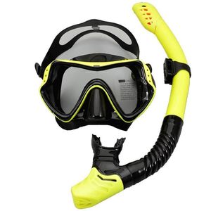 Tuba professionnel natation plongée sous-marine Tube Anti-buée et masque respiratoire lunettes faciles ensemble lunettes Anti Masks226T