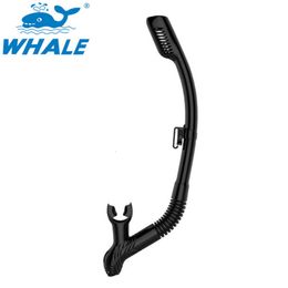 Snorkels Sets Tubo de respiración seco profesional con silicona Fácil respiración Buceo Natación Snorkeling Equipo Mujeres Hombres Snorkel de buceo 230726