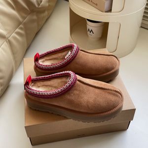 tasman neige tasmans bottes bottines chaussures bottes courtes mode martin designer hiver laine chaude plate-forme en cuir véritable