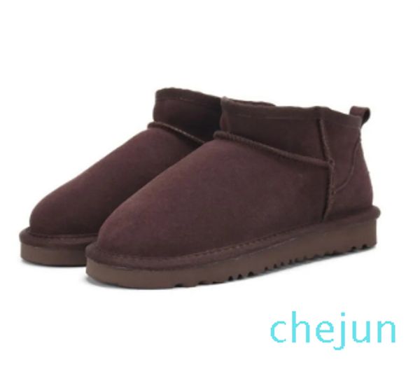 Bottes de neige chaussures en daim classique court Mini femmes garder femmes peluche décontracté châtaigne noir gris Aus