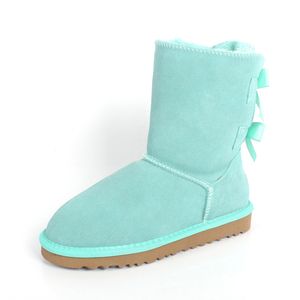 Bottes de neige en laine chaussures de maintien au chaud Baskets de créateurs Hommes Femmes Marron Couleur sable Rouge Rose Bleu violet Imprimé léopard Chaussure en peluche G580-3 taille 35-45 haut