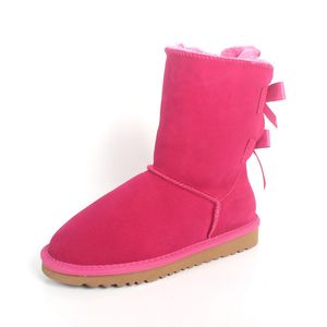 Boots de neige laine Keep Warm chaussures de concepteur de concepteurs hommes hommes femme marron couleur rouge rose rose bleu violet léopard imprime