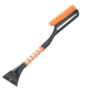 Brosse à neige 27 pouces et grattoir à glace amovible avec poignée en mousse ergonomique pour voitures, camions, VUS