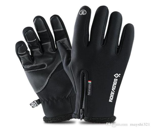 Sports de neige Gants de ski Touch Sn Équipement de protection de ski imperméable Gants de cyclisme d'hiver Protection contre le vent pour hommes et femmes5703786