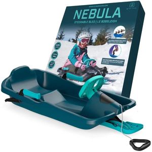 Snowboards Skis Nebula Blue Snow Sled pour avec roue et freins 120lbs 3 ans Bleu 231021