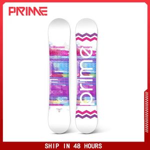 Snowboards Skis PRIME Brand Snowboard Flat Flower Board Tout autour Snowboard Hommes Femmes Débutant Parc Toutes Zones Ski Board140 150cm 231109