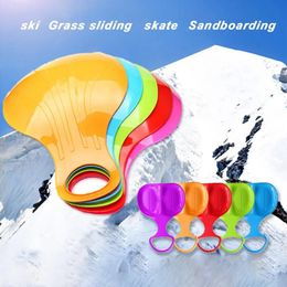 Snowboards Ski's Slee Dikker plastic Sneeuwuitrusting Sneeuwrodel Slee met extra groot handvat Antislip sneeuw Langer skiboard 230928