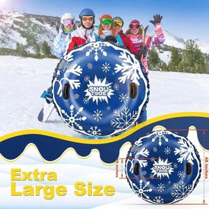 Snowboards Ski Sneeuwvlok Dikker Sneeuw Buis Winter Opblaasbare Skiën Cirkel Opblaasbare Slee Voor Kinderen Sneeuw Speelgoed 231021
