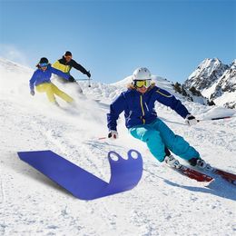 Planches à neige Skis hiver neige traîneau Portable pliable planches à neige Flexible retrousser planche de ski pour enfants adulte luge neige ski accessoires 231021