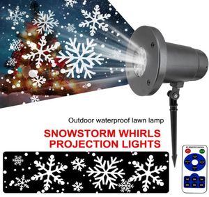 Falles de neige Projecteur de flocon de neige Laser LED LED LUMIÈRES DE NORIEMENT EXTÉRIEUR EXTÉRIEUR POUR HOME FORME PARTÉ MARDI DÉCORATION HOME1150893