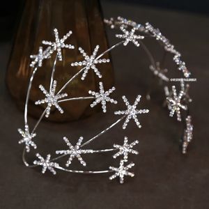 Sneeuwvlok meisje haarbanden ster hoofdbanden haar vrouwen optocht diadeem hoofd sieraden bruids bruiloft tiara's haaraccessoires kronen 240102