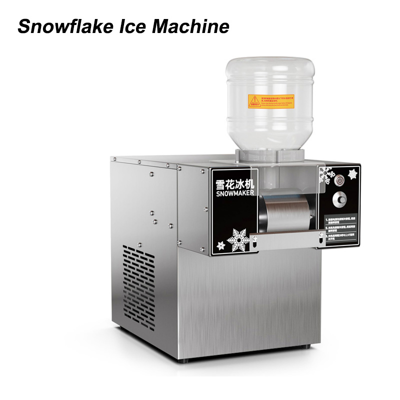 Snowflake Ice Machine Commercial 360W 110V 220V 60 kg/24H Commercial Use Snow Shaver Maker Snow Sponge Crusher Machine