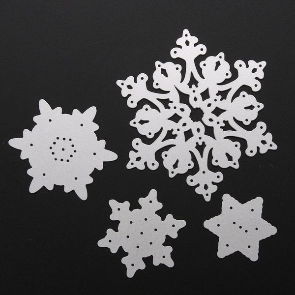 Snowflake Tree Cutting Dies Dies de Navidad Corte de metal Corte Dies plantillas para álbum de álbum de álbum de recortes de bricolaje