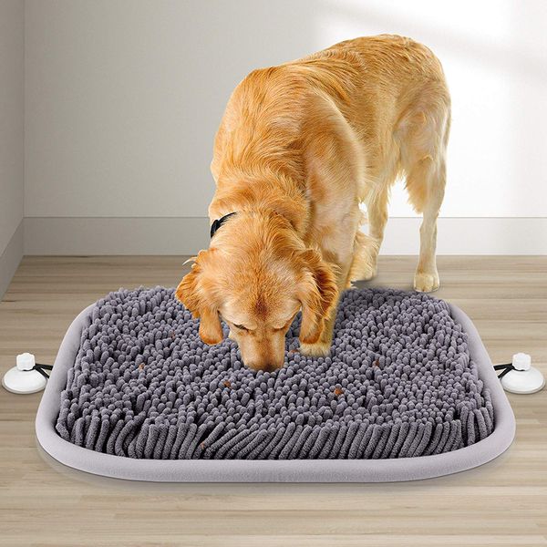 Snuffle Mat para perros Juego de alimentación interactivo para el aburrimiento Fomenta las habilidades naturales de forrajeo y el alivio del estrés para perros pequeños y medianos