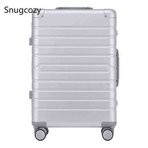 Snugcozy aluminium materiaalmaat Perfect reisbagage spinner merk hoogwaardige koffer J220708 J220708