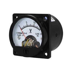 SO-45 DC ANLOG VOLTMETER 1V2V3V5V10V15V20V30V40V50V100V150V200V250V300V400V450V500V Spanning Paneel Meter