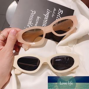 SOEI Ins Moda popular Pequeñas gafas de sol de ojo de gato Mujer Gafas ovaladas vintage Hombres Té de champán Gafas de sol Sombras UV400 Precio de fábrica Diseño experto Calidad Últimas