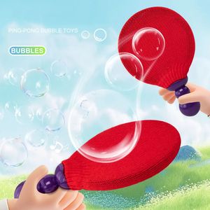 Soap Bubble Ping Pong Kids Sports Interitainment Toys Parent-Child Interaction Table Tennis Bubble Racket Game AC195 240529