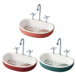 Savon Plats ABS Plat Douche Plateau 2 couches Conception Amovible Porte-Éponge Cas Salle De Bains Organisateur Fournitures Pour Évier De Cuisine