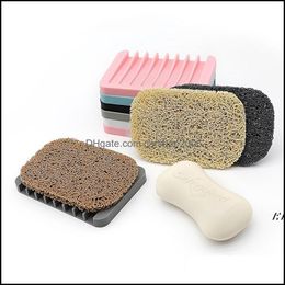 Zeepgerechten badkamer accessoires bad home tuin spaarbaas zelf draineren kussens niet-slip zeep spaarmat voor keukenbad pab14941 droog
