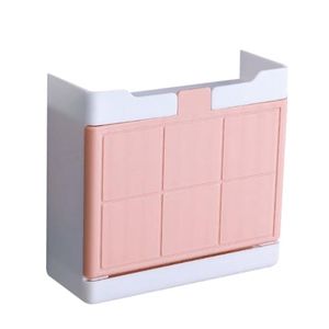 Zeepgerechten container Zelfaflatende clamshell-lijmlijsten muur gemonteerde schotellade houdersoap