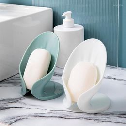 Porte-savon Boîte à feuilles créative Salle de bain Support debout Toilette Poinçon gratuit Vidange rapide Étagère Évier Lave-vaisselle Essuie-tout Support de rangement