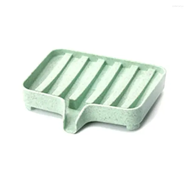 Porte-savon Est support antidérapant créatif paille de blé, étagère de vidange en plastique, boîte de rangement de vaisselle de salle de bains, support organisateur